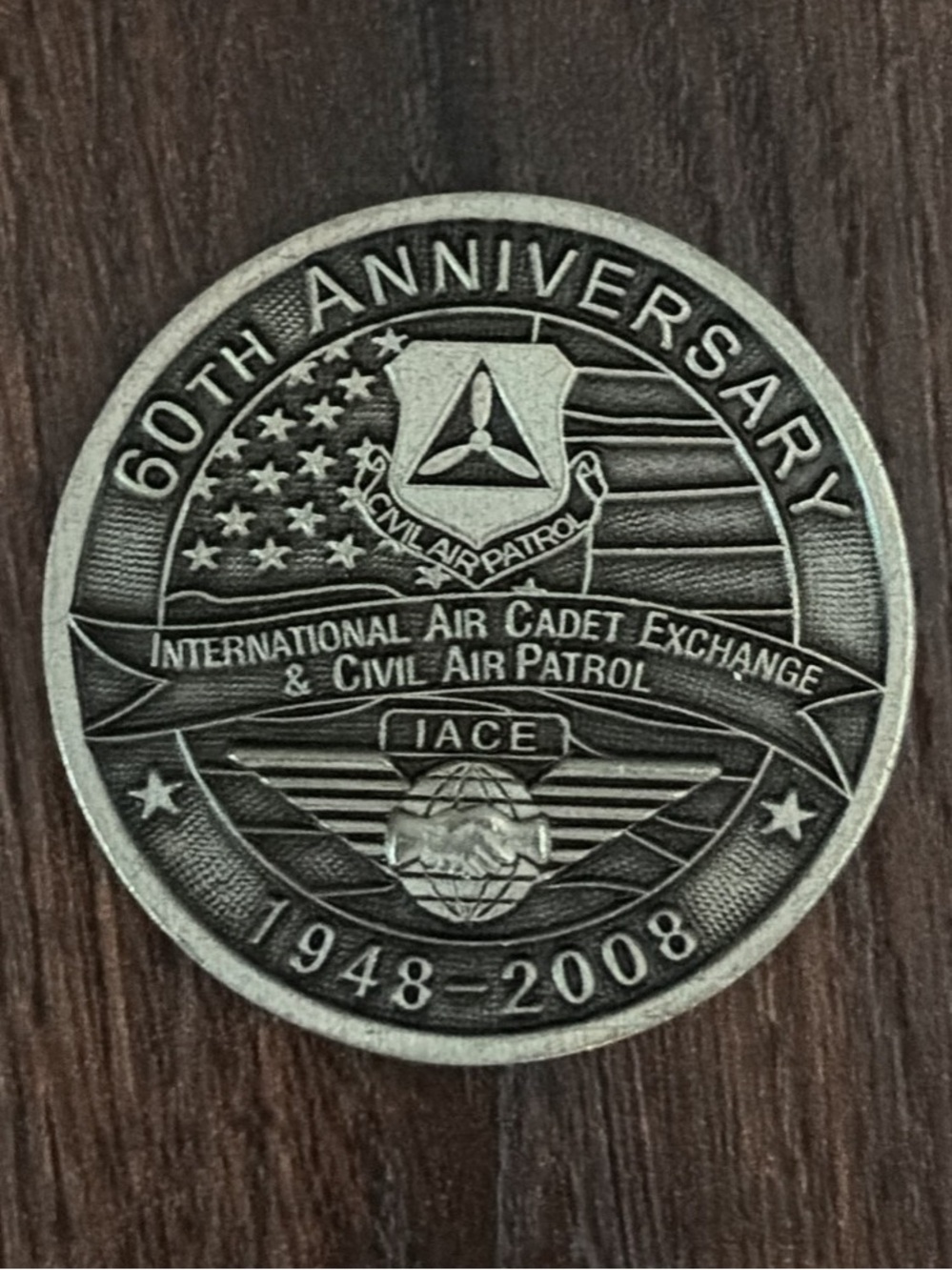 Civil Air Patrol 60th Anniversary IACE Challenge Coin